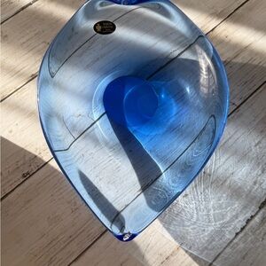 Murano Blue Glass Art Piece
